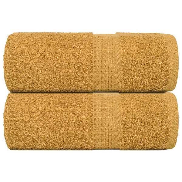 Gästetücher FROGN 2 Stk. Gold 30x50 cm 360 g/m²