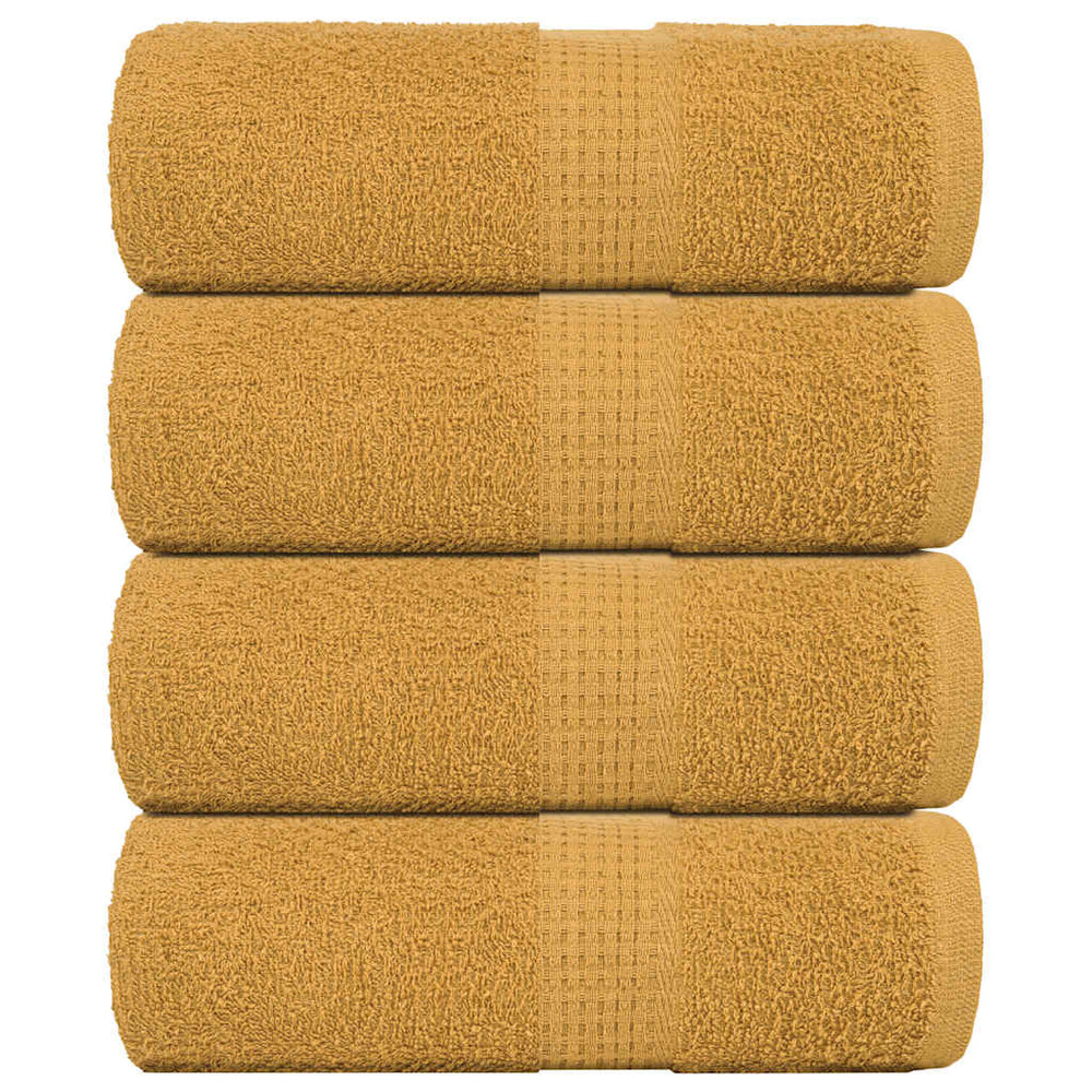 Gästetücher FROGN 4 Stk. Gold 30x50 cm 360 g/m²