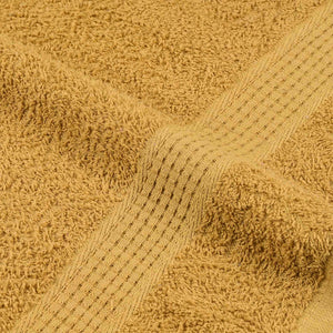 Gästetücher FROGN 10 Stk. Gold 30x50 cm 360 g/m²