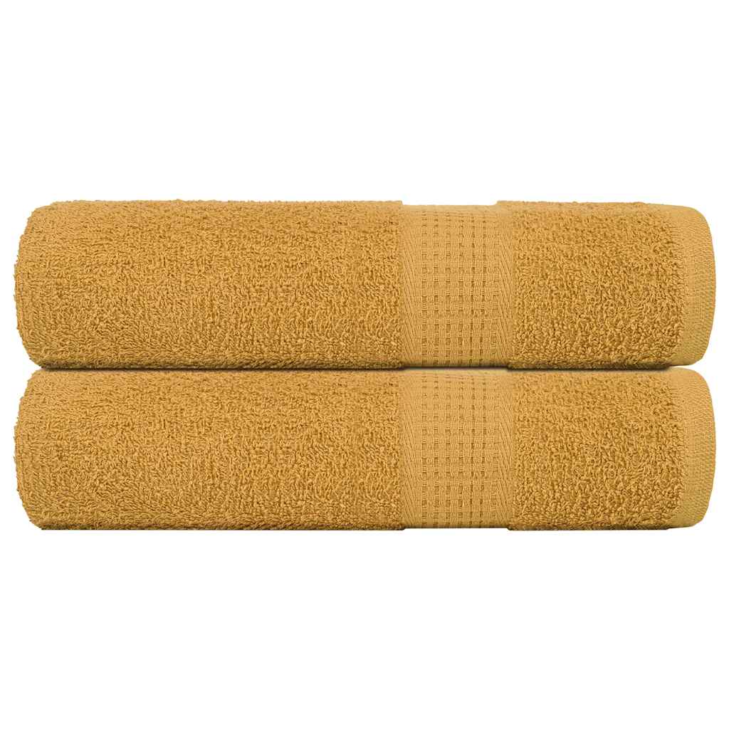 Handtücher FROGN 2 Stk. Gold 50x100 cm 360 g/m²