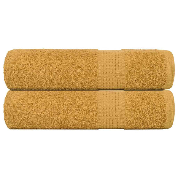 Handtücher FROGN 2 Stk. Gold 50x100 cm 360 g/m²
