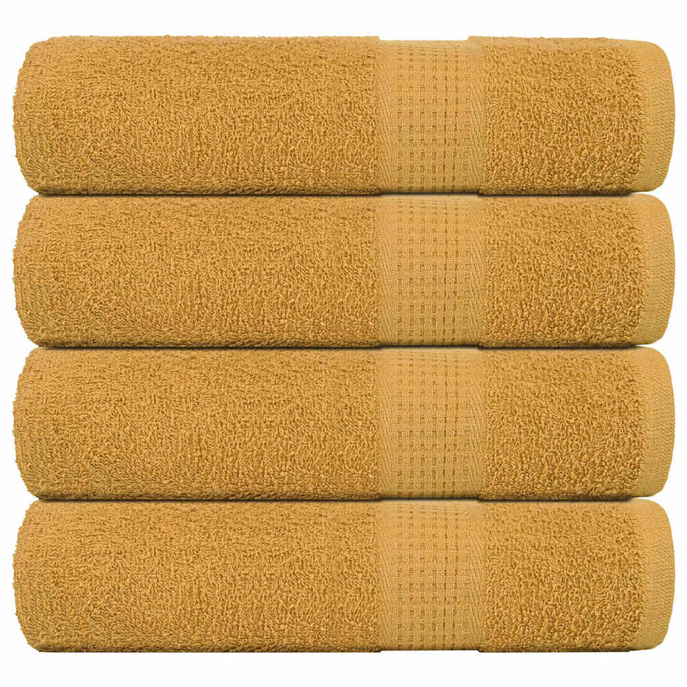 Handtücher FROGN 4 Stk. Gold 50x100 cm 360 g/m²