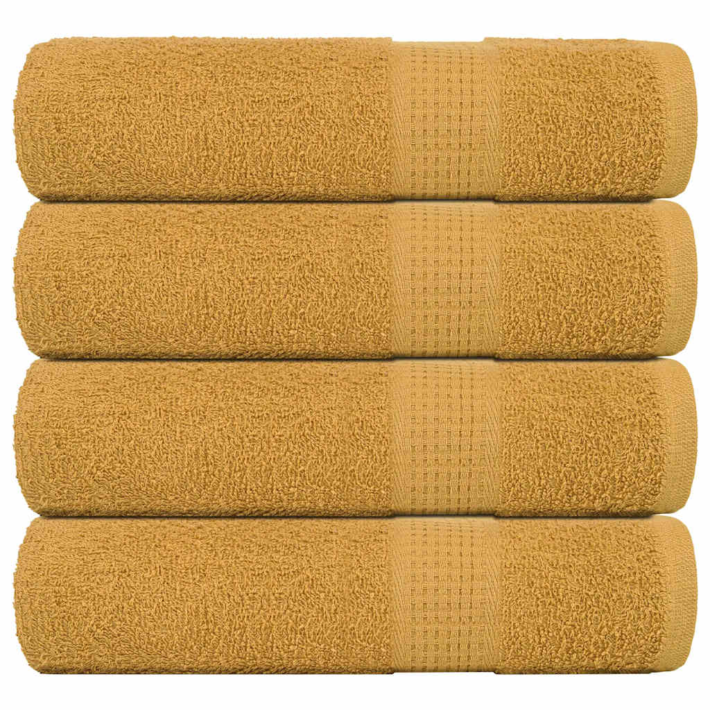 Handtücher FROGN 4 Stk. Gold 50x100 cm 360 g/m²