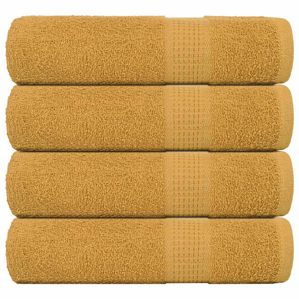 Handtücher FROGN 4 Stk. Gold 50x100 cm 360 g/m²