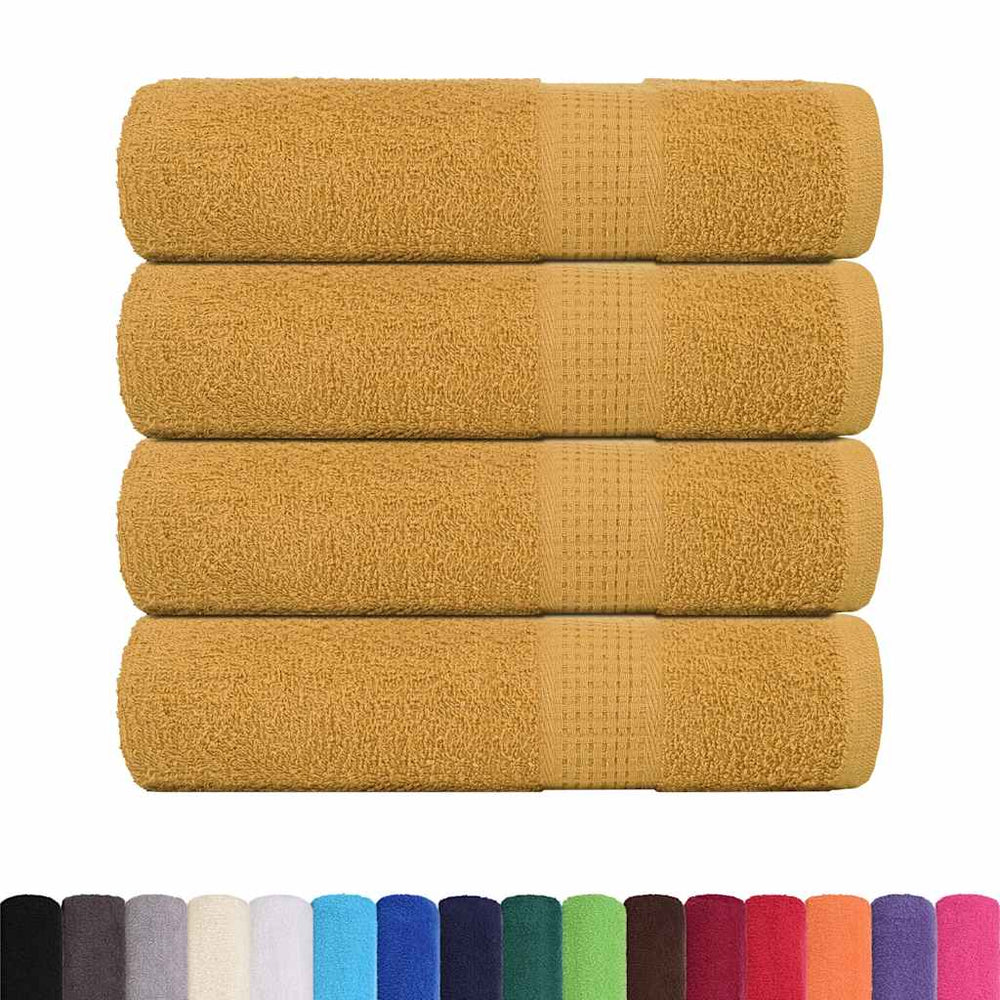 Handtücher FROGN 4 Stk. Gold 50x100 cm 360 g/m²