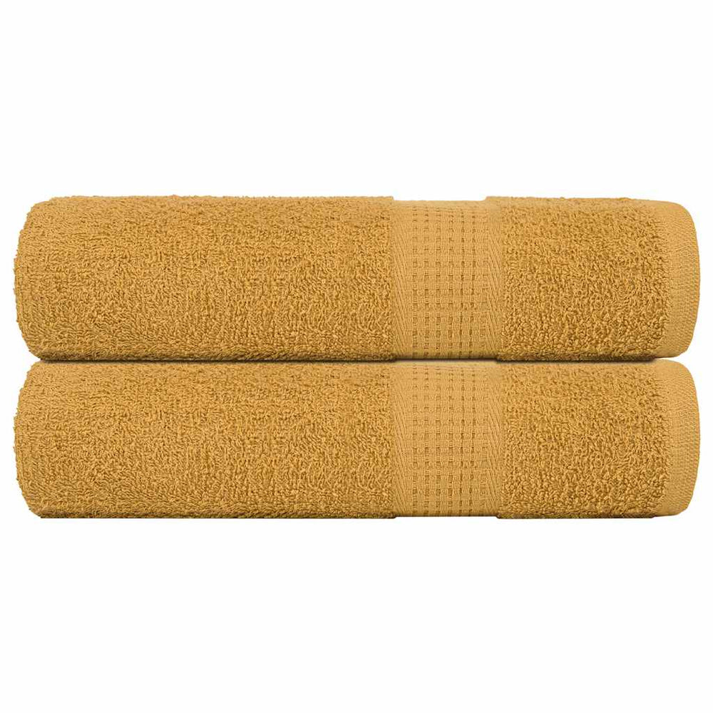 Duschtücher FROGN 2 Stk. Gold 70x140 cm 360 g/m²