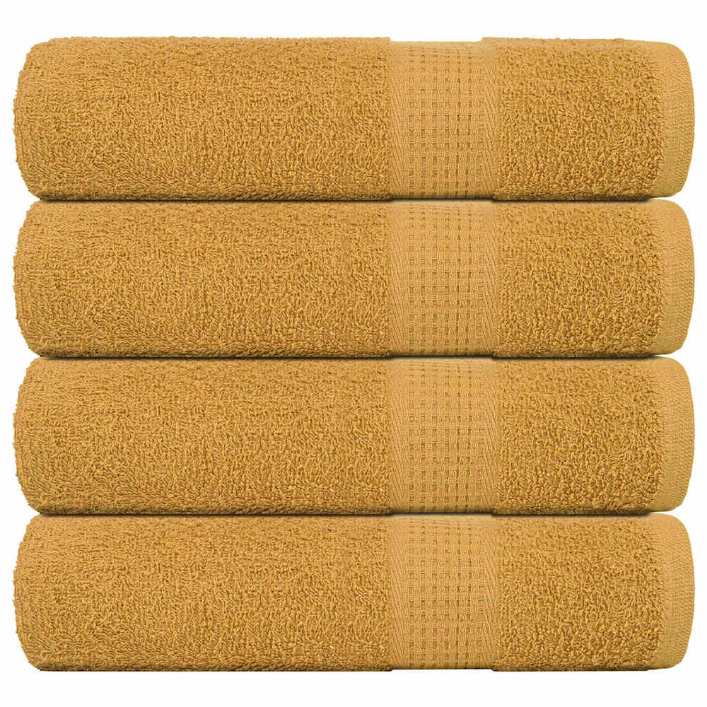 Duschtücher FROGN 4 Stk. Gold 70x140 cm 360 g/m²