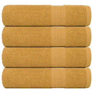 Duschtücher FROGN 4 Stk. Gold 70x140 cm 360 g/m²