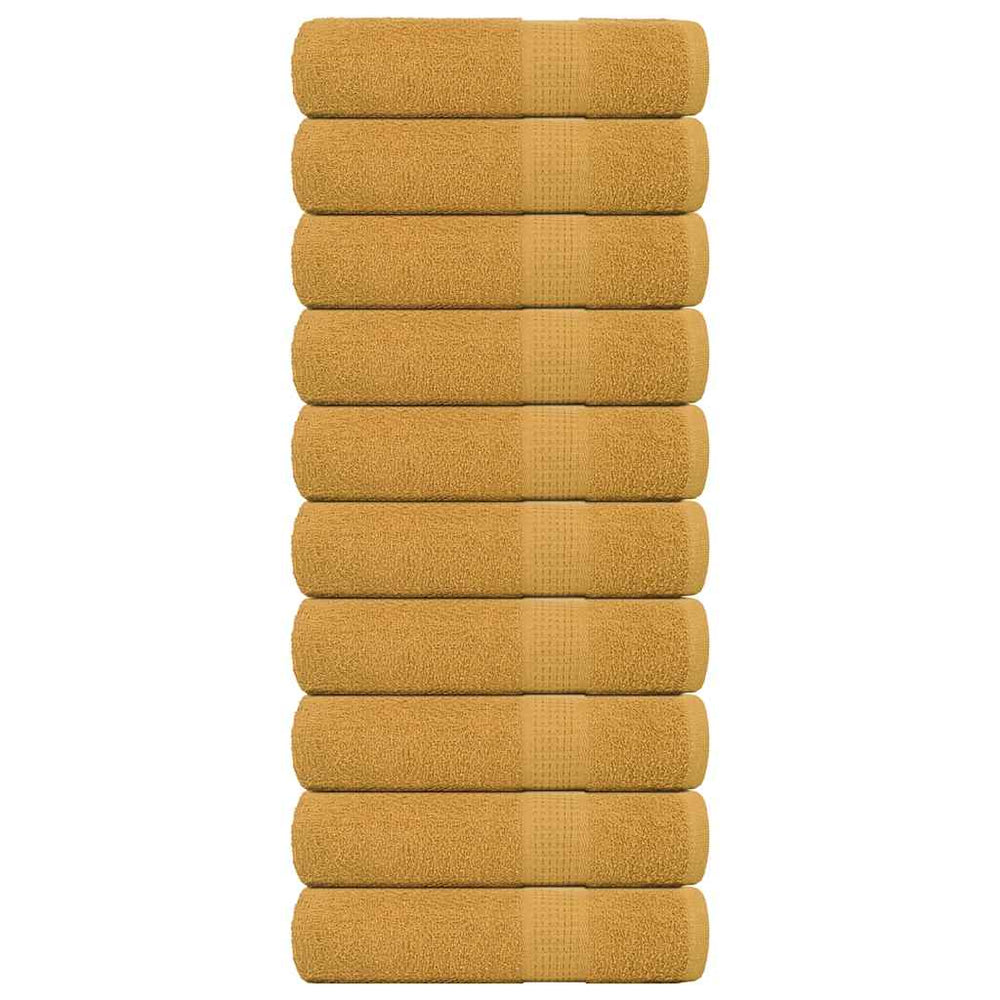 Duschtücher FROGN 10 Stk. Gold 70x140 cm 360 g/m²