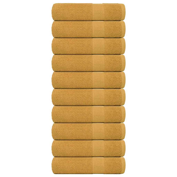 Duschtücher FROGN 10 Stk. Gold 70x140 cm 360 g/m²