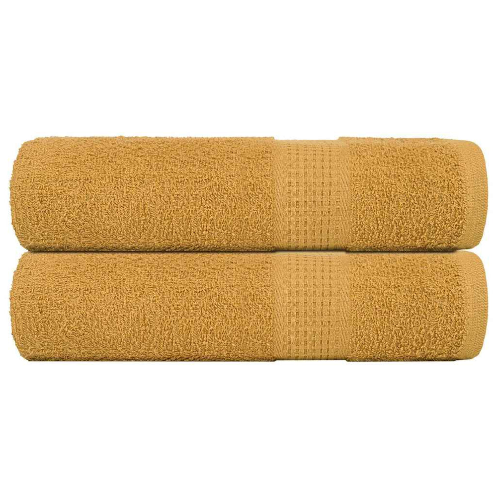 Badetücher FROGN 2 Stk. Gold 100x150 cm 360 g/m²