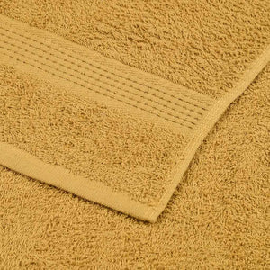 Badetücher FROGN 2 Stk. Gold 100x150 cm 360 g/m²