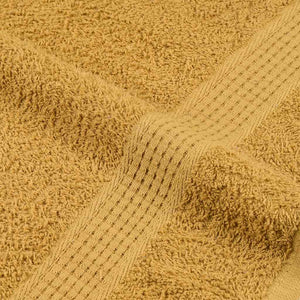 Badetücher FROGN 2 Stk. Gold 100x150 cm 360 g/m²