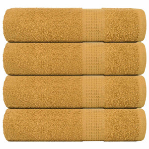 Badetücher FROGN 4 Stk. Gold 100x150 cm 360 g/m²