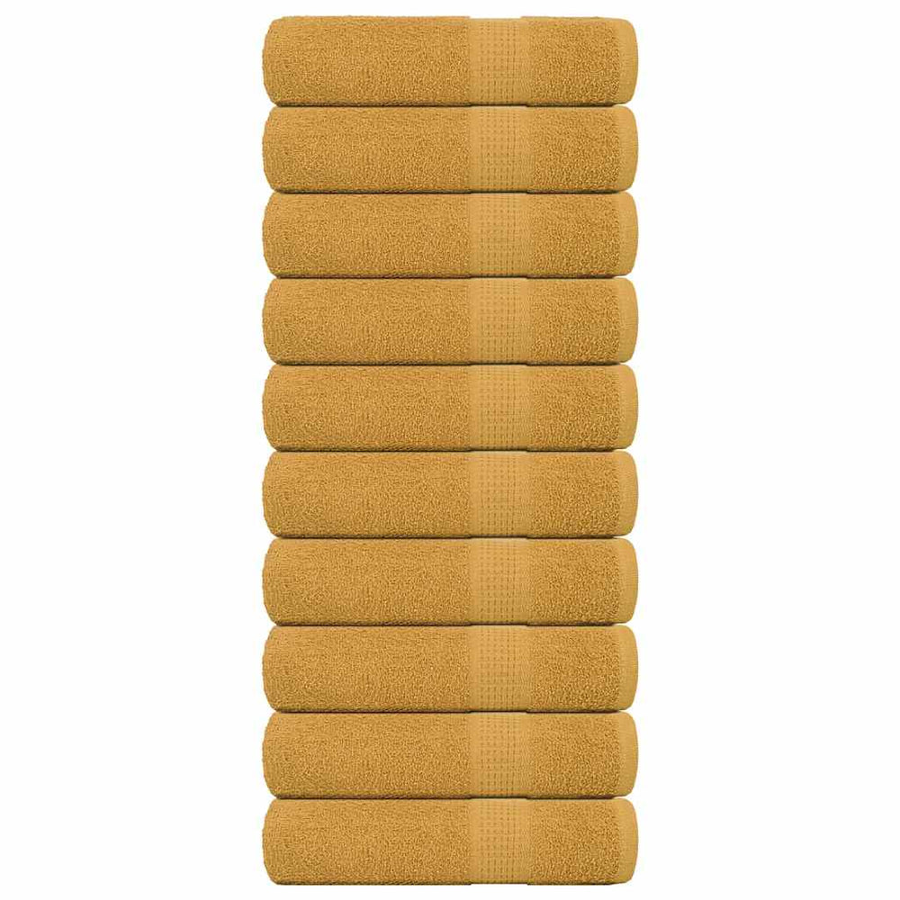 Badetücher FROGN 10 Stk. Gold 100x150 cm 360 g/m²