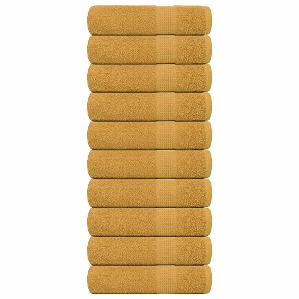 Badetücher FROGN 10 Stk. Gold 100x150 cm 360 g/m²