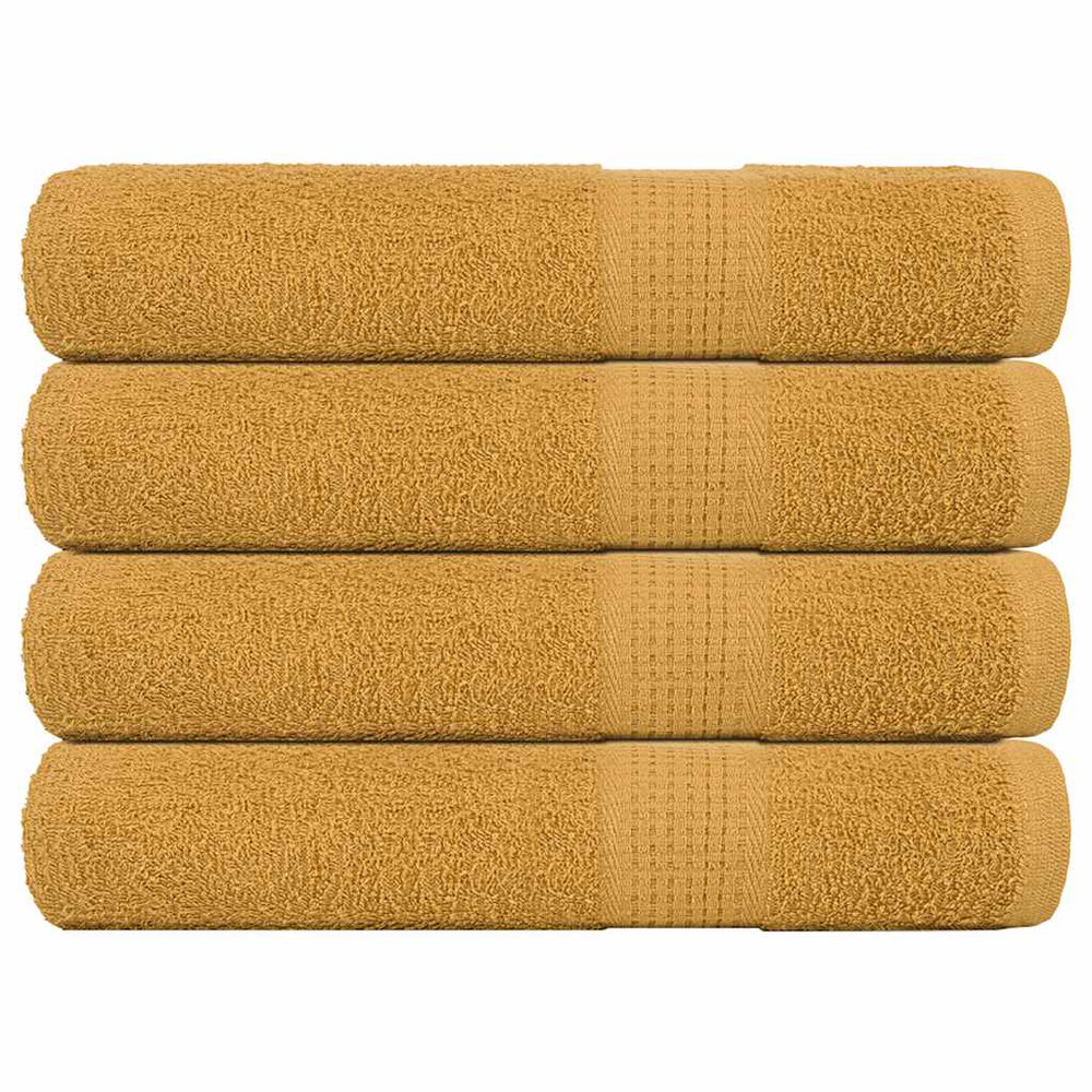 Saunatücher FROGN 4 Stk. Gold 80x200 cm 360 g/m²