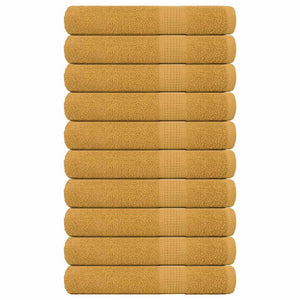 Saunatücher FROGN 10 Stk. Gold 80x200 cm 360 g/m²