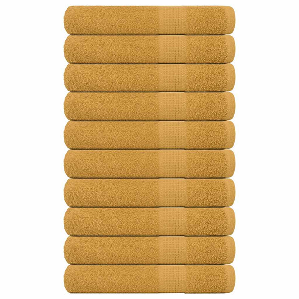 Saunatücher FROGN 10 Stk. Gold 80x200 cm 360 g/m²