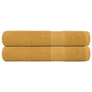 Handtücher FROGN 2 Stk. Gold 100x200 cm 360 g/m²