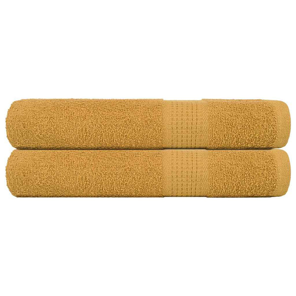 Handtücher FROGN 2 Stk. Gold 100x200 cm 360 g/m²