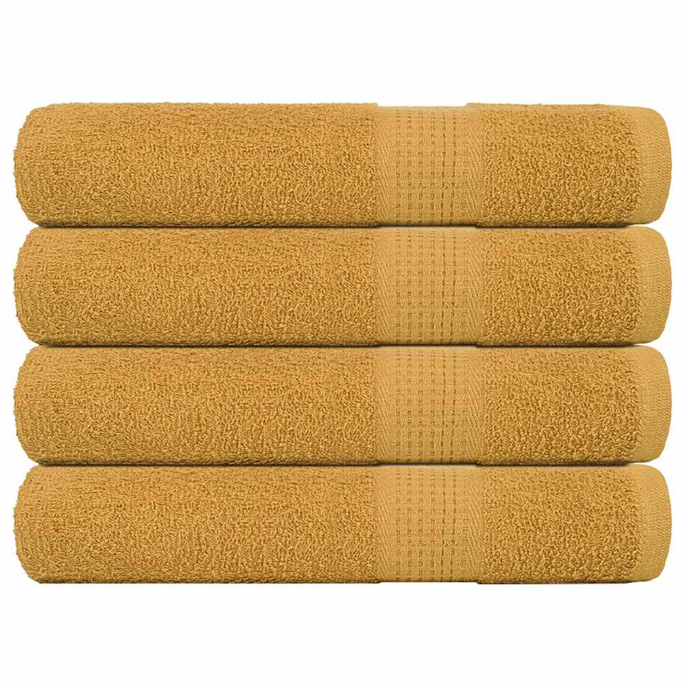 Handtücher FROGN 4 Stk. Gold 100x200 cm 360 g/m²