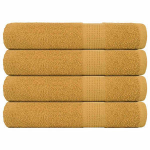 Handtücher FROGN 4 Stk. Gold 100x200 cm 360 g/m²