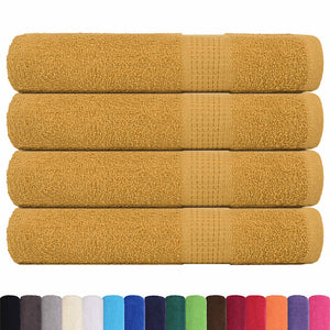 Handtücher FROGN 4 Stk. Gold 100x200 cm 360 g/m²