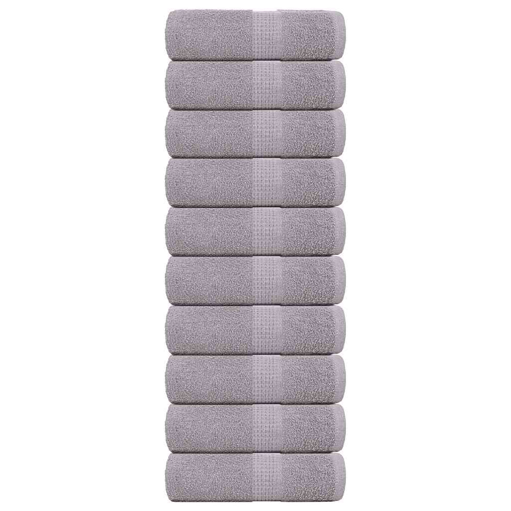 Waschtücher FROGN 10 Stk. Grau 30x30 cm 360 g/m²