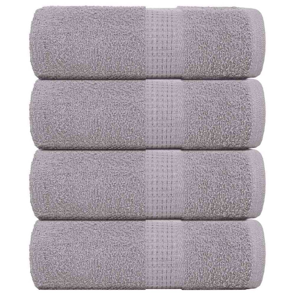 Gästetücher FROGN 4 Stk. Grau 30x50 cm 360 g/m²