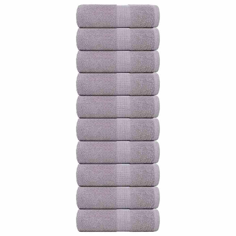 Gästetücher FROGN 10 Stk. Grau 30x50 cm 360 g/m²