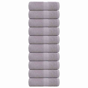 Gästetücher FROGN 10 Stk. Grau 30x50 cm 360 g/m²