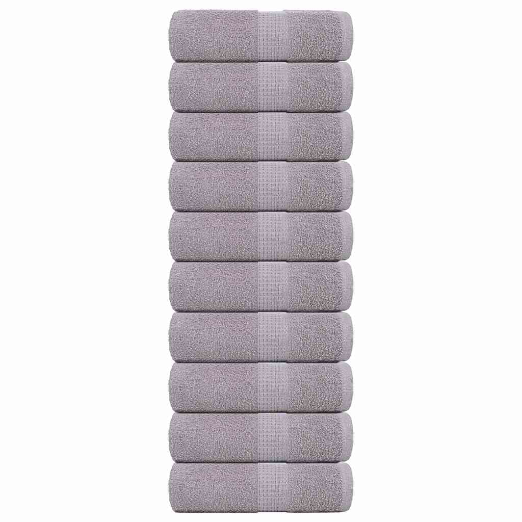 Gästetücher FROGN 10 Stk. Grau 30x50 cm 360 g/m²