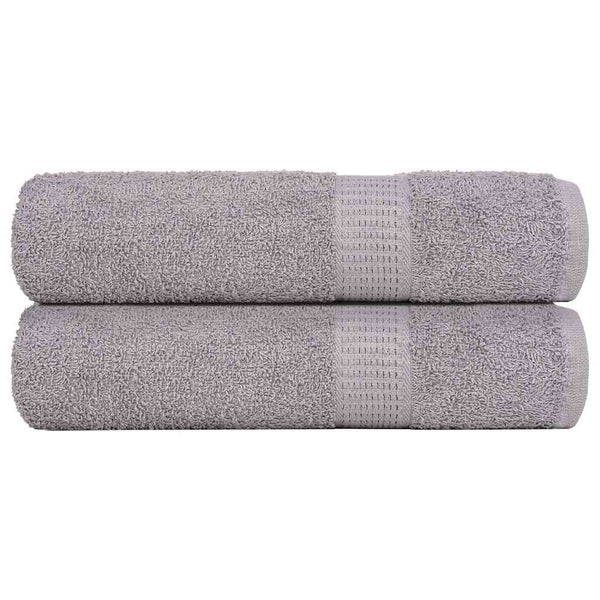 Handtücher FROGN 2 Stk. Grau 50x100 cm 360 g/m²