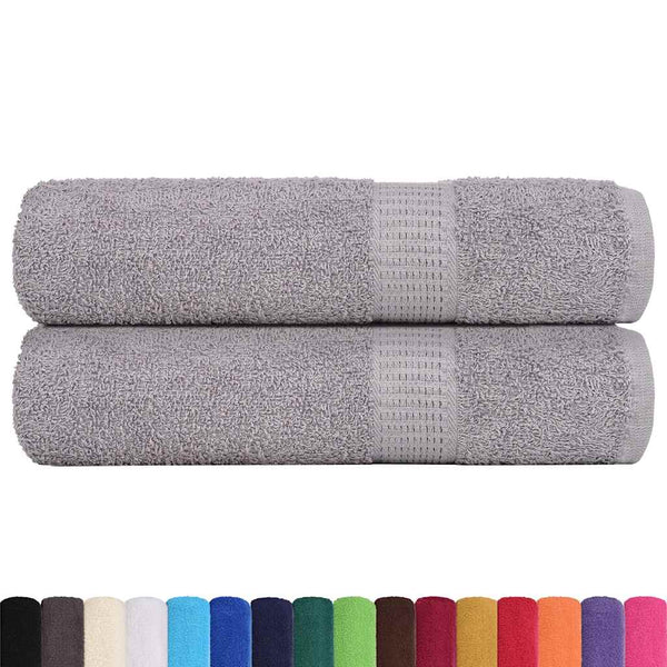 Handtücher FROGN 2 Stk. Grau 50x100 cm 360 g/m²