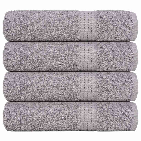 Handtücher FROGN 4 Stk. Grau 50x100 cm 360 g/m²