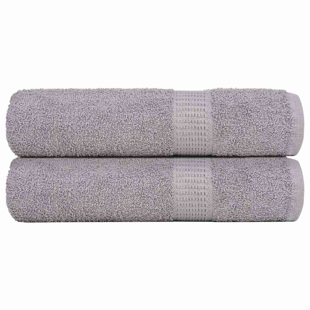 Duschtücher FROGN 2 Stk. Grau 70x140 cm 360 g/m²