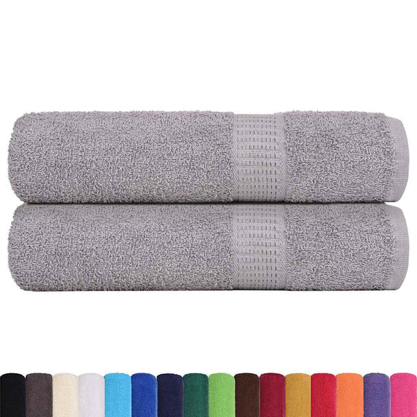Duschtücher FROGN 2 Stk. Grau 70x140 cm 360 g/m²