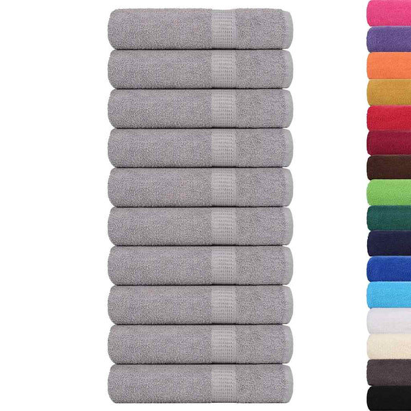 Duschtücher FROGN 10 Stk. Grau 70x140 cm 360 g/m²