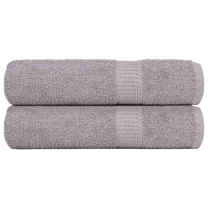 Badetücher FROGN 2 Stk. Grau 100x150 cm 360 g/m²
