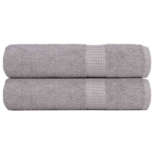 Badetücher FROGN 2 Stk. Grau 100x150 cm 360 g/m²