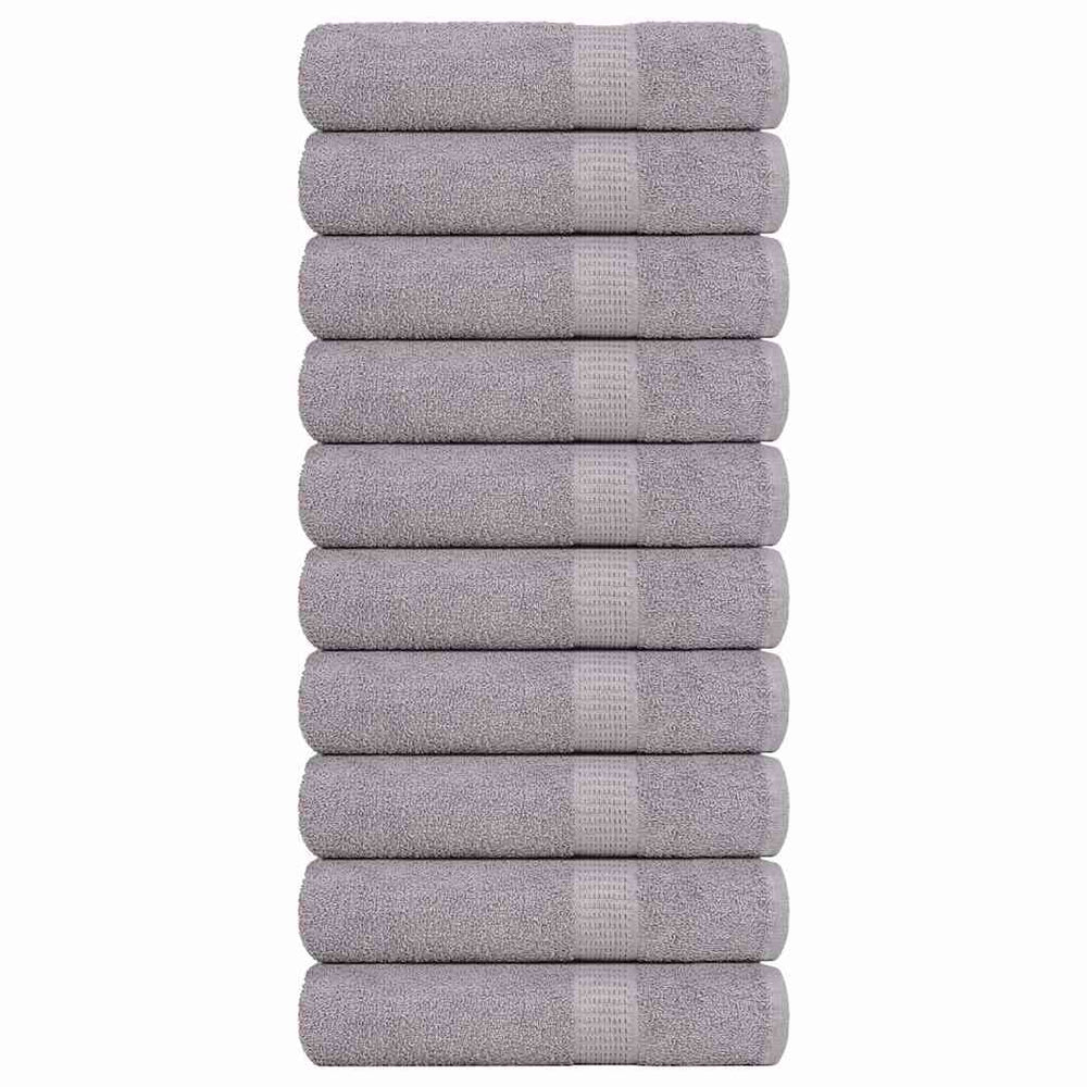 Badetücher FROGN 10 Stk. Grau 100x150 cm 360 g/m²