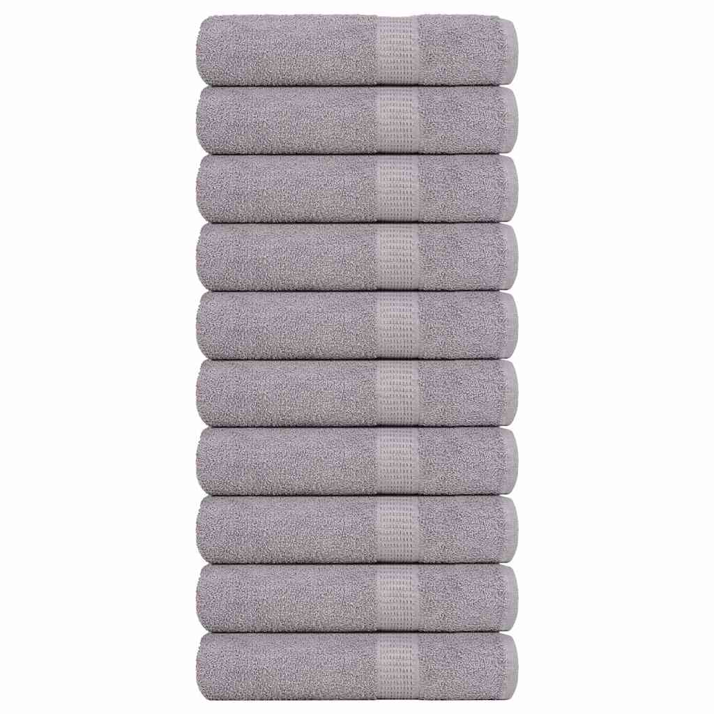 Badetücher FROGN 10 Stk. Grau 100x150 cm 360 g/m²