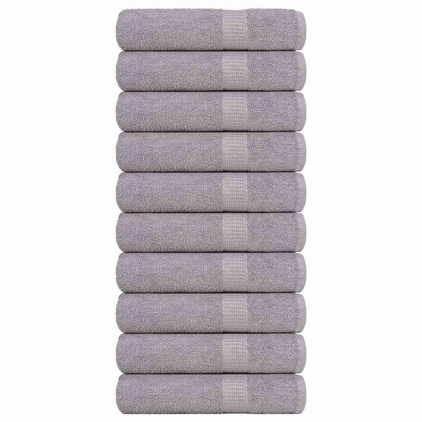 Badetücher FROGN 10 Stk. Grau 100x150 cm 360 g/m²