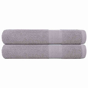 Saunatücher FROGN 2 Stk. Grau 80x200 cm 360 g/m²