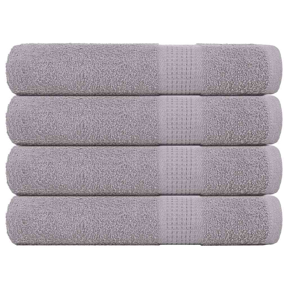 Saunatücher FROGN 4 Stk. Grau 80x200 cm 360 g/m²