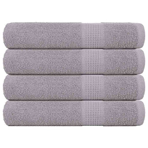 Saunatücher FROGN 4 Stk. Grau 80x200 cm 360 g/m²