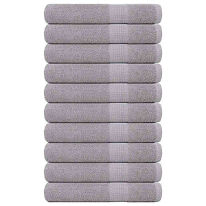 Saunatücher FROGN 10 Stk. Grau 80x200 cm 360 g/m²