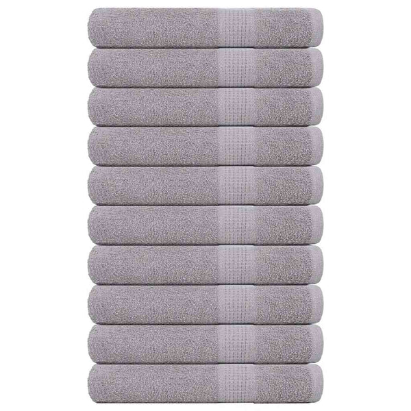 Saunatücher FROGN 10 Stk. Grau 80x200 cm 360 g/m²