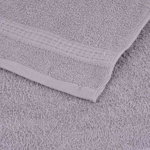 Saunatücher FROGN 10 Stk. Grau 80x200 cm 360 g/m²